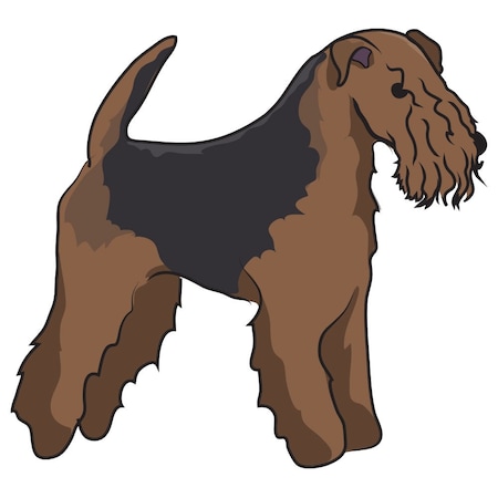 Signmission Lakeland Terrier Dog Decal, Dog Lover Decor Vinyl Sticker D-12-Lakeland Terrier